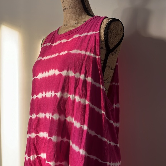 time and tru pink stripped tank top - Picture 3 of 5
